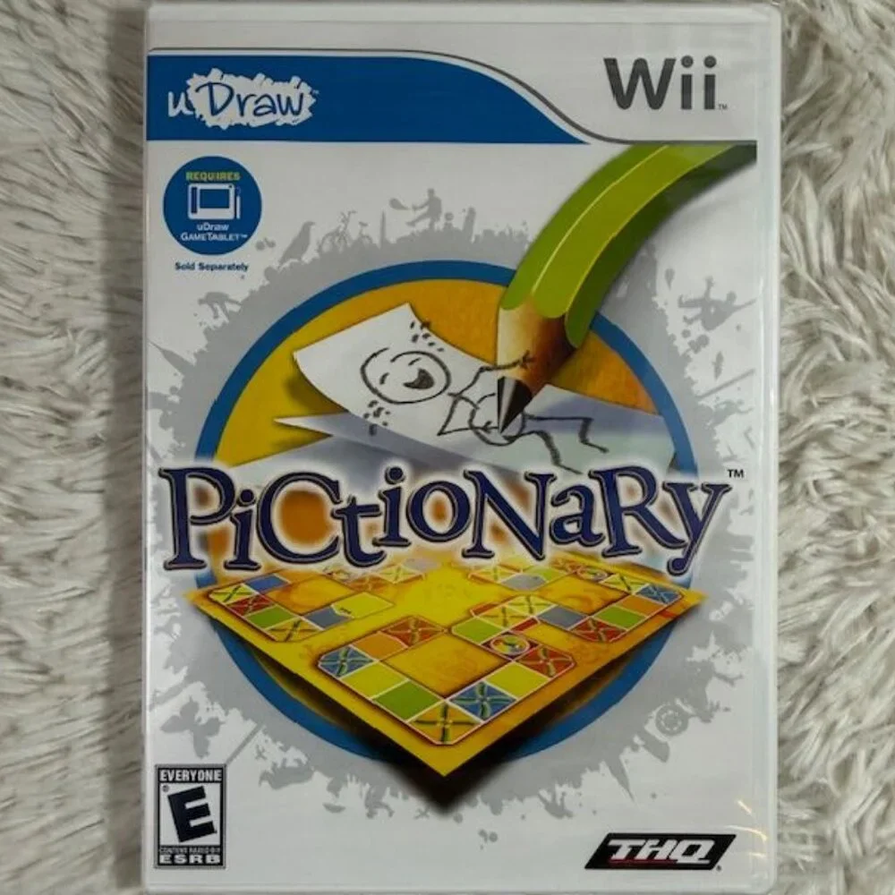 Wii UDraw Game Table +UDraw Studio + Wii UDraw Pictionary Set